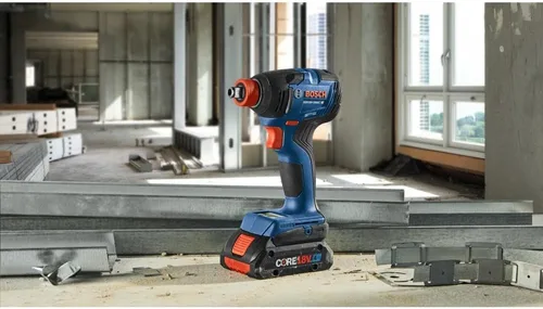Vista 8 de Bosch GXL18V-227B25 Kit combinado de 2 herramientas de 18 V con llave de impacto/llave conectada dos en uno dos en uno de 1/4 de pulgada y broca