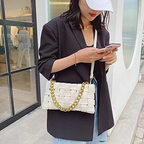 Vista 2 de Bolso de mano trenzado para mujer