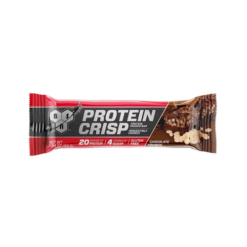 Vista 6 de BSN Protein Crisp Bar by Syntha-6 - Barra de proteína de suero bajo en azúcar, 1072751, Crunch de chocolate, 1