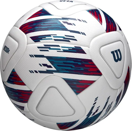 Vista 5 de WILSON NCAA Veza Match - Balón de fútbol - Talla 5, blanco/azul/morado