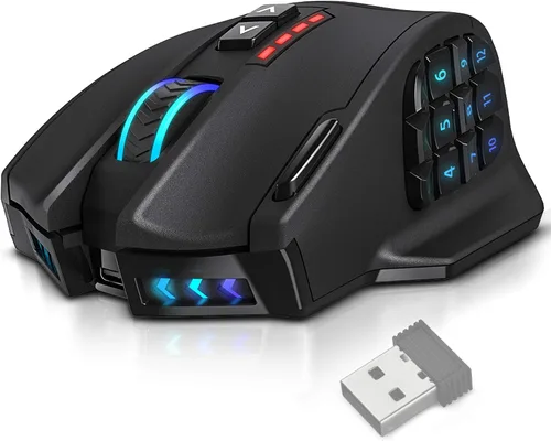 Vista 14 de Mouse de gaming (Venus), Negro
