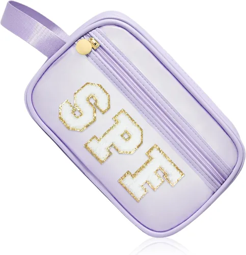Vista 12 de COSHAYSOO Bolsas transparentes para aperitivos, bolsa de viaje para mujeres y niñas, lindas vacaciones de verano, playa, piscina, día del lago