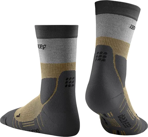 Vista 2 de CEP Men's Crew Cut Light Merino Wool Hiking Socks - Lightweight Ankle Outdoor Compression Socks