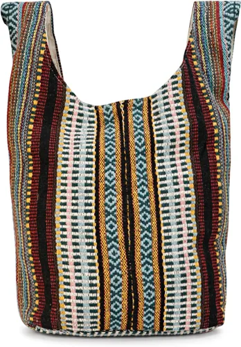 Vista 4 de LONGING TO BUY Bolso bandolera de cáñamo, bolso bandolera de cáñamo, bolso bandolera de cáñamo y bolso de fiesta de cáñamo en la playa, bolso unisex