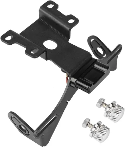 Vista 6 de Akozon - Soporte para placa de matrícula con luz LED para MT-07 FZ-07 2014-2018, Popular, Moderno