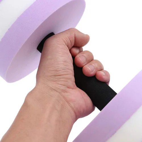Vista 2 de DOITOOL Juego de 2 mancuernas de ejercicio acuático para aeróbicos acuáticos, mancuernas de espuma ligera, resistencia a la piscina
