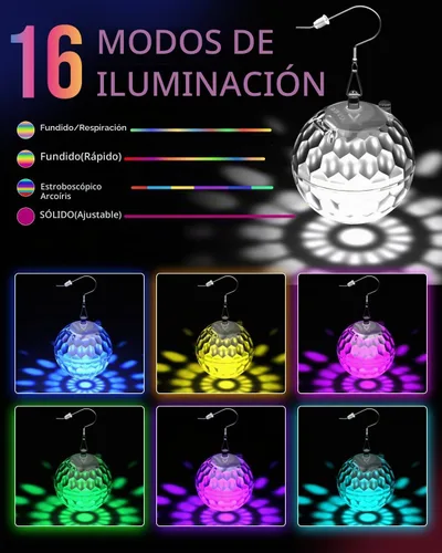 Vista 2 de Pendientes de discoteca iluminados, Plástico, Sin piedra preciosa Multicolor