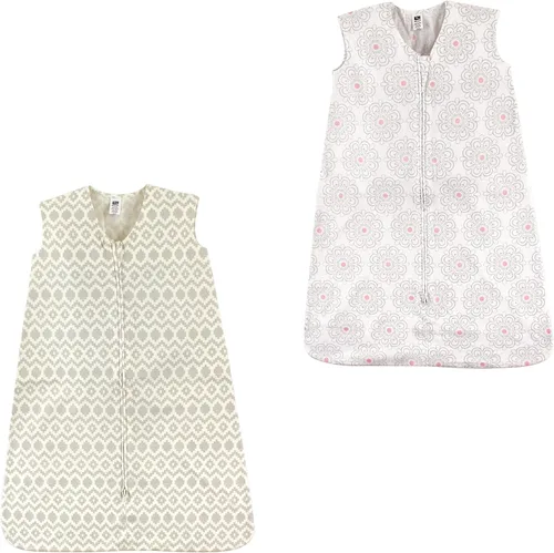 Vista 2 de Hudson Baby Saco de dormir unisex de algodón sin mangas para bebé, saco de dormir, manta Bosque Azteca