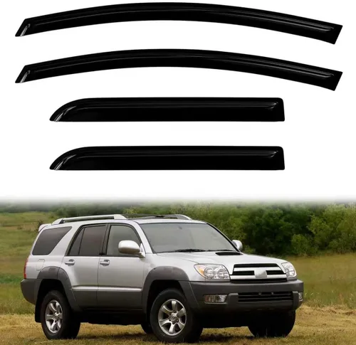 Vista 13 de 4 protectores de lluvia para Chevy Equinox 2010-2017, viseras de ventana, deflectores, parasoles, cinta de ventilación en canal hacia fuera