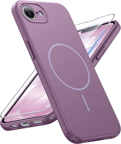 Vista 53 de FNTCASE Funda para iPhone 17 Pro: Fundas delgadas translúcidas de color azul claro compatibles con MagSafe, protección completa de la cámara