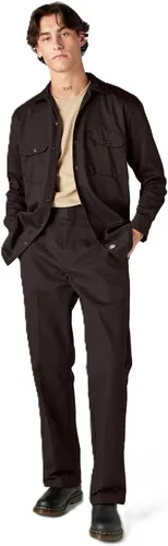 Vista 34 de Dickies Camisa de trabajo de manga larga para hombre Air Force Blue V1