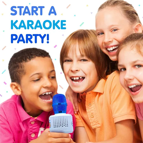 Vista 6 de Move2Play Motown Magic, Micrófono de karaoke Bluetooth Incluye 30 canciones famosas Micrófono de karaoke para niños Regalo de cumpleaños