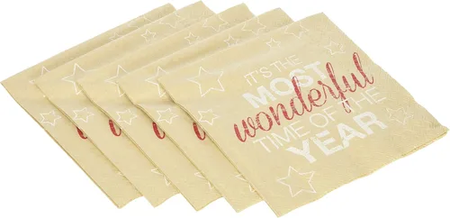 Vista 47 de Ideal Home Range Servilletas de papel de 20 unidades, Ariella Silver