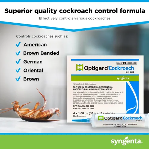 Vista 4 de Syngenta 61597 Optigard Gel para Cucarachas