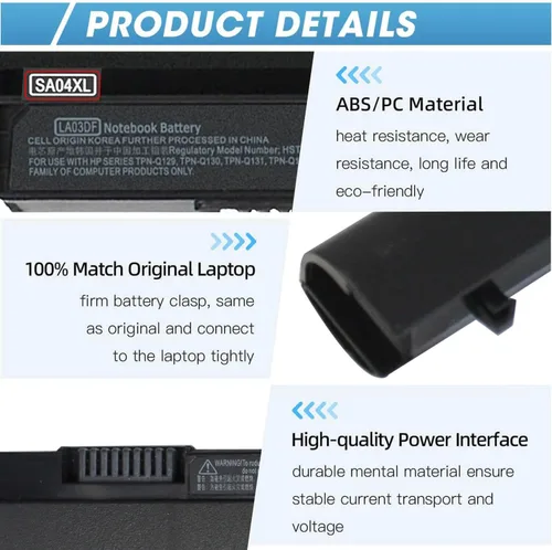 Vista 4 de LA03DF Batería para HP 15-F Series 776622-001 15-f272wm 15-f233wm 15-1272wm 15-f387wm 15-f222wm 15-f271wm 15-f211wm 15-f010wm 15-f215dx 15-f305dx