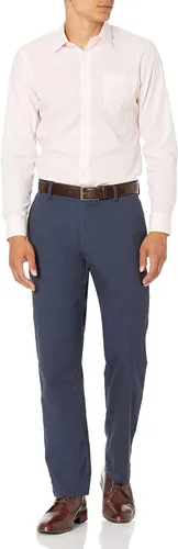 Vista 4 de Tienda Essentials Men's Classic-Fit Wrinkle-Resistant Flat-Front Chino Pant (Available in Big & Tall)