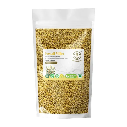 Vista 11 de Shiva Mijo orgánico de granero - 17.63 oz (500 g) de grano entero sin pulir