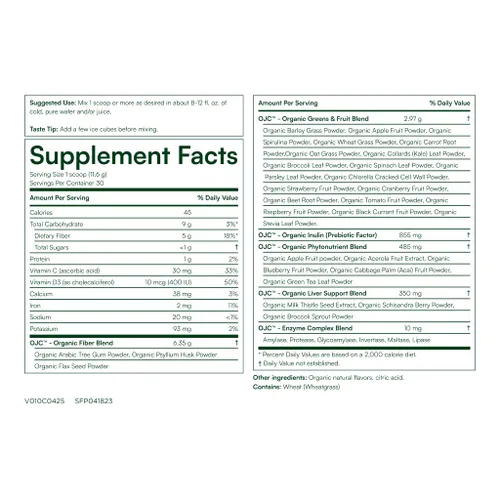 Vista 2 de Jugo certificado Organic Juice Cleanse, (OJC) Plus, Berry Surprise (12.28 onzas) de Purity Products