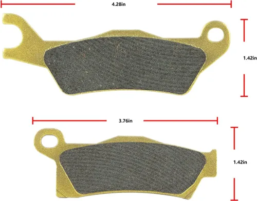 Vista 3 de Pastillas de freno para Can-Am Outlander EFI XT XT-P XMR DPS Max XT/XT-P/XMR/DPS 450/570/650/800R/850/1000, pastillas de freno delanteras y traseras