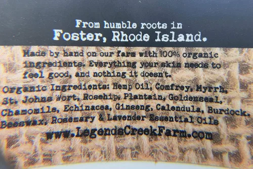 Vista 7 de Legend's Creek Farm Herbal Salve - Ungüento curativo con aceite de cáñamo, consuelda y mirra, bálsamo natural para piel agrietada, rasguños