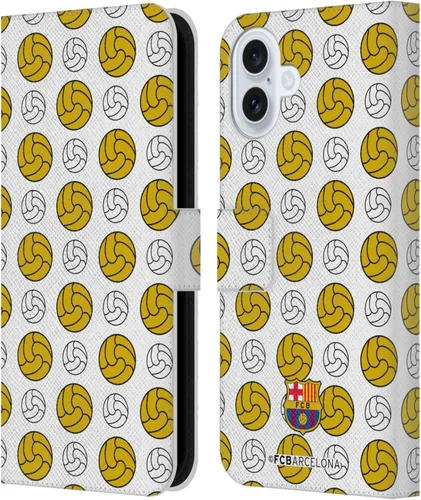 Vista 72 de Head Case Designs Funda de piel con licencia oficial del FC Barcelona Ball Pattern Campions compatible con Apple iPhone 11