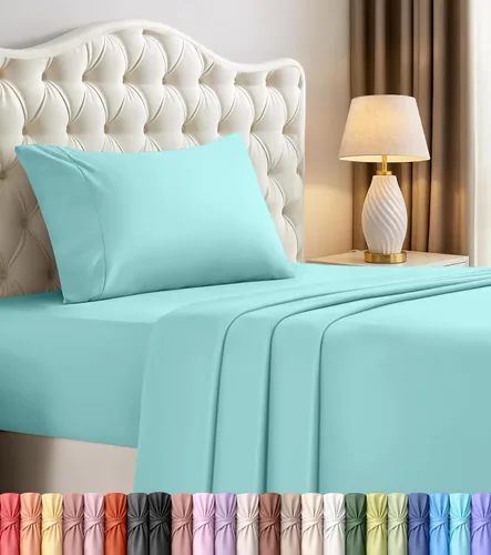 Vista 77 de Utopia Bedding - Juego de sábanas de microfibra cepillada, resistente al encogimiento y a la decoloración, de fácil cuidado, 3 piezas, tamaño Beige