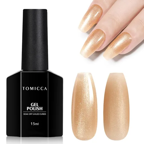 Vista 38 de TOMICCA Esmalte de uñas de gel marrón café, 0.5 onzas líquidas, esmalte de uñas de secado con LED UV para arte de uñas, manicura en casa, otoño e