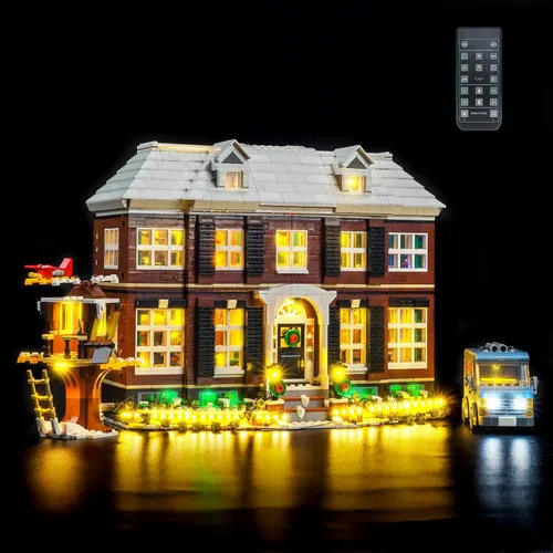 Vista 10 de VONADO Kit de luz LED compatible con el juego Lego Home Alone - Versión musical