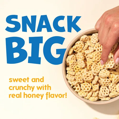 Vista 5 de Post Honeycomb - Cereal para el desayuno, sabor a miel grande, caja de 10 onzas