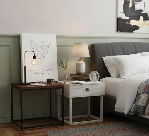 Vista 7 de Lienzo inspirado en la música country de Sun to Me, arte de pared minimalismo negro y blanco retro con flores para decoración de pared, póster