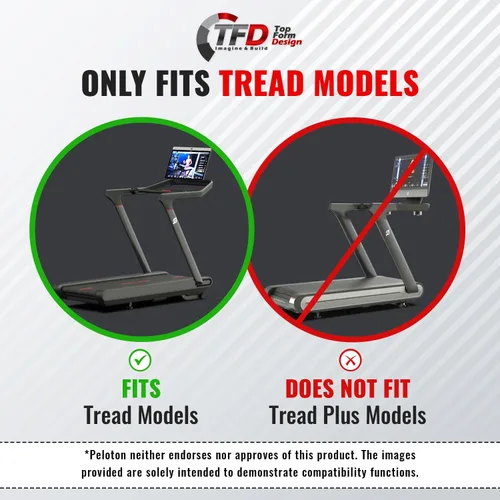 Vista 6 de TFD The Tread Tray 2.0 Compatible con Peloton Tread (no es compatible con Tread Plus), fabricado en Estados Unidos Soporte de escritorio