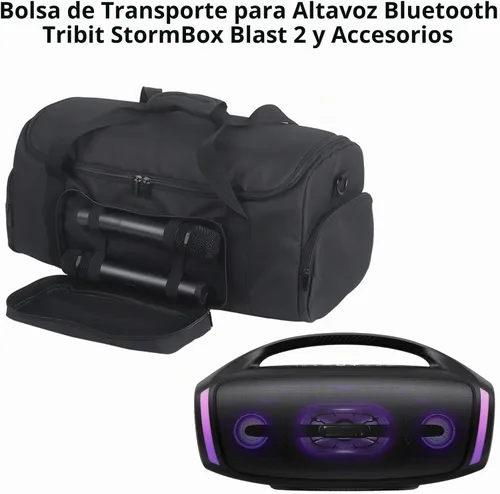 Vista 2 de Funda para altavoz Bluetooth Tribits StormBox Blast 2/Blast