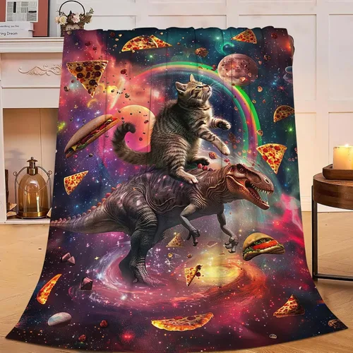 Vista 281 de Manta de águila con la bandera estadounidense y águila calva, regalos para niños, niñas, niños, adultos, mujeres y hombres, suave, acogedora, cálida