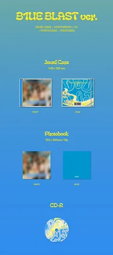 Vista 4 de DREAMUS Kep1er DOUBLAST 2º Mini álbum Jewel Versión Contenido+Póster+Seguimiento Sellado (aleatorio)