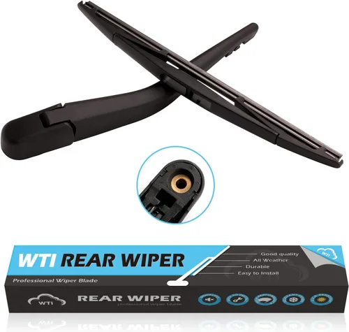 Vista 7 de WTI Rear Wiper Arm Blade Set Compatible With Nissan Rogue 2008-2013 / Qashqai 2008-2013 / Juke 2011-2016 Rear Windshield Window Wiper Kits Assembly