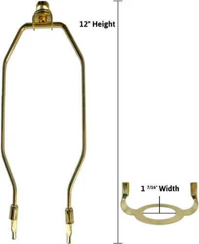 Vista 3 de El adaptador SLIP UNO convierte tu pantalla de 15 pulgadas de alto para adaptarse a la base de lámpara SLIP UNO (apertura de 1 7/16 pulgadas) - 12