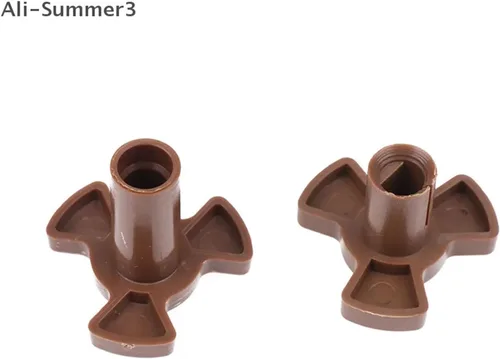 Vista 4 de 2PCS Universal Turntable Coupler Microwave Oven Roller Guide Support Tray Shaft(L)