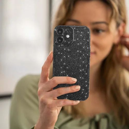 Vista 6 de Svanove Funda para iPhone 11 con Purpurina, Brillante Femenina Linda con Brillo Resplandeciente Reluciente Luminosa Funda de Teléfono para Mujeres