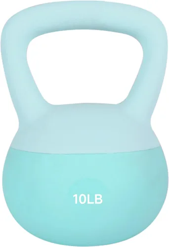 Vista 8 de Leikefitness Pesas rusas suaves, pesas rellenas de arena para mujeres y hombres, pesas rusas suaves y antideslizantes codificadas por