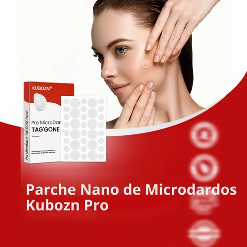 Vista 4 de KUBOZN Pro MicroDardos Patch, hidrocoloide con ácido salicílico, 144 unidades, cubierta invisible contra manchas (1 caja)