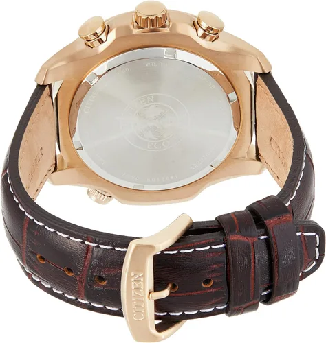 Vista 2 de Citizen BL5403-03X Eco-Drive, reloj con pulsera de cuero para hombres