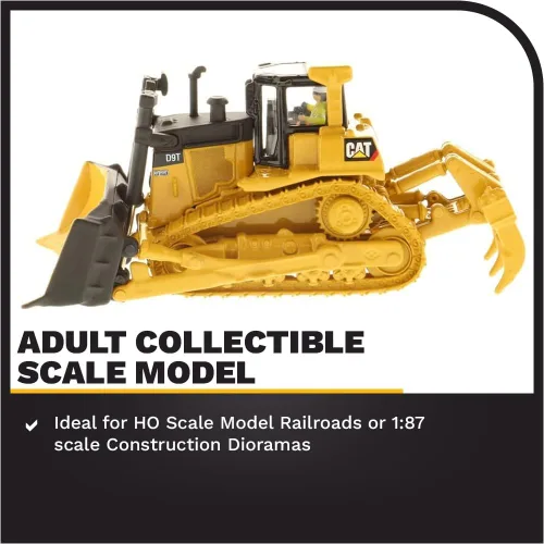Vista 3 de Diecast Masters Caterpillar D9T Tipo de pista Tractor Serie HO Vehículo