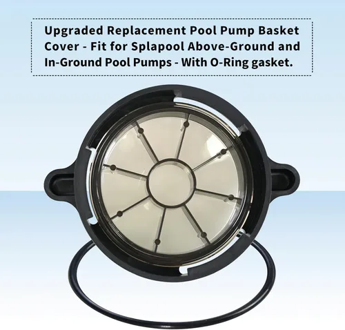 Vista 4 de Cubierta para cesta de bomba de piscina compatible con bombas de piscina