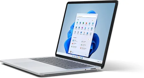 Vista 2 de Microsoft Surface Laptop Studio Pantalla táctil de 14.4 pulgadas Intel Core i7, memoria de 16 GB y unidad de estado sólido SSD de 512 GB, Platino.