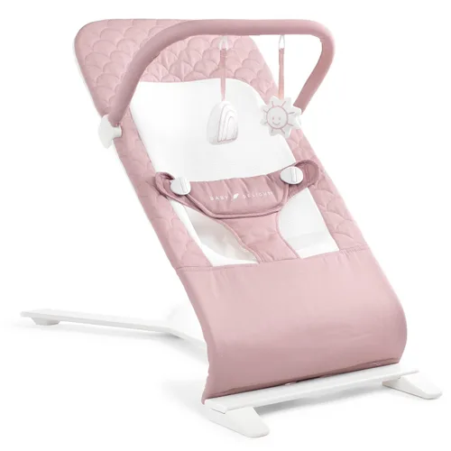 Vista 11 de Mecedora portátil Baby Delight Alpine Deluxe Para bebés 0 – 6 meses Paño color carbón