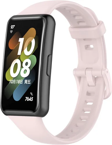 Vista 6 de Senter Correa de repuesto de goma suave de liberación rápida para reloj inteligente Huawei Band 7
