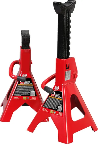 Vista 11 de BIG RED AT42002R Torin - Gatos de acero para auto, 2 toneladas (4,000 libras) de capacidad, rojo, 1 par