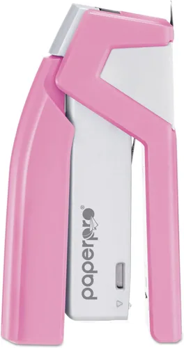 Vista 6 de Grapadora compacta Pink Ribbon, capacidad para 15 hojas, rosa/blanco