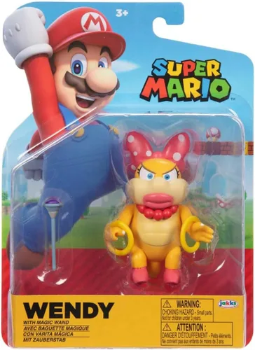 Vista 2 de SUPER MARIO World of Nintendo 41543 - Escala Wendy Koopa con varita (4 pulgadas)