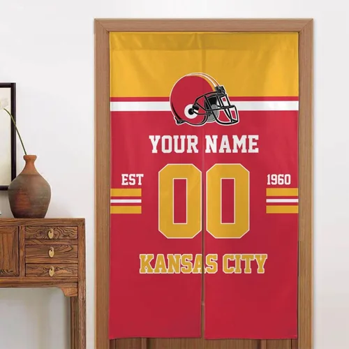 Vista 22 de Cortinas de puerta de Nueva Orleans, panel de cortina personalizado para puerta con número de nombre, cortina japonesa personalizada para New Orleans